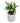 PLACHWP - 30cm FLOWER IN WHITE DECOR POT